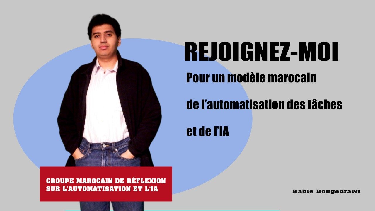 NAISSANCE D’UN GROUPE MAROCAIN DE RECHERCHE SUR L’AUTOMATISATION ET L’INTELLIGENCE ARTIFICIELLE